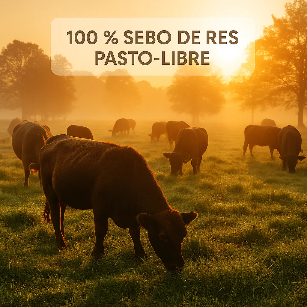 Bálsamo de Sebo de Res con Cera Natural y Miel 100% Pura