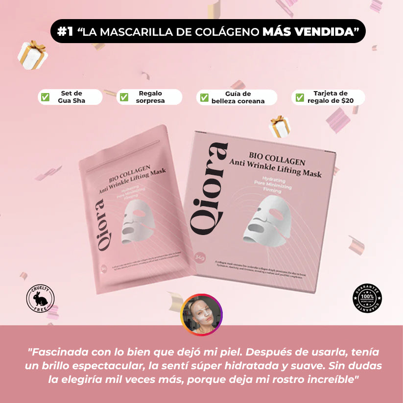 REJUVENECE TU PIEL CON LA MASCARILLA DE BIO-COLÁGENO